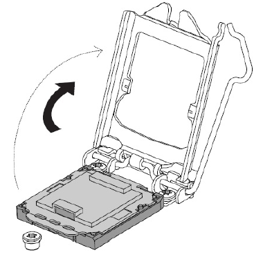Aprire la piastra di carico.