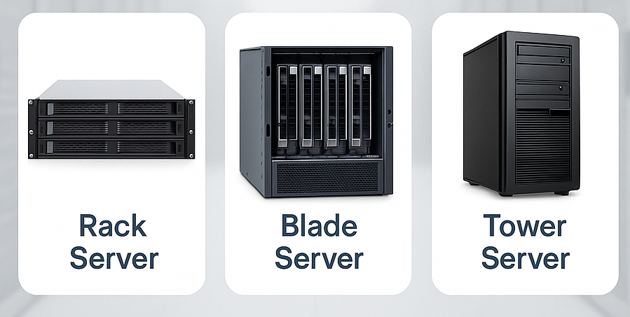 Server tower, rack e blade: esempi di form factor