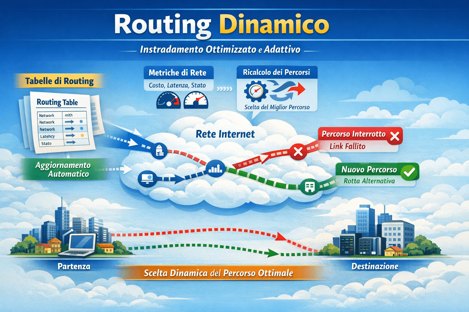 Concetto di routing dinamico